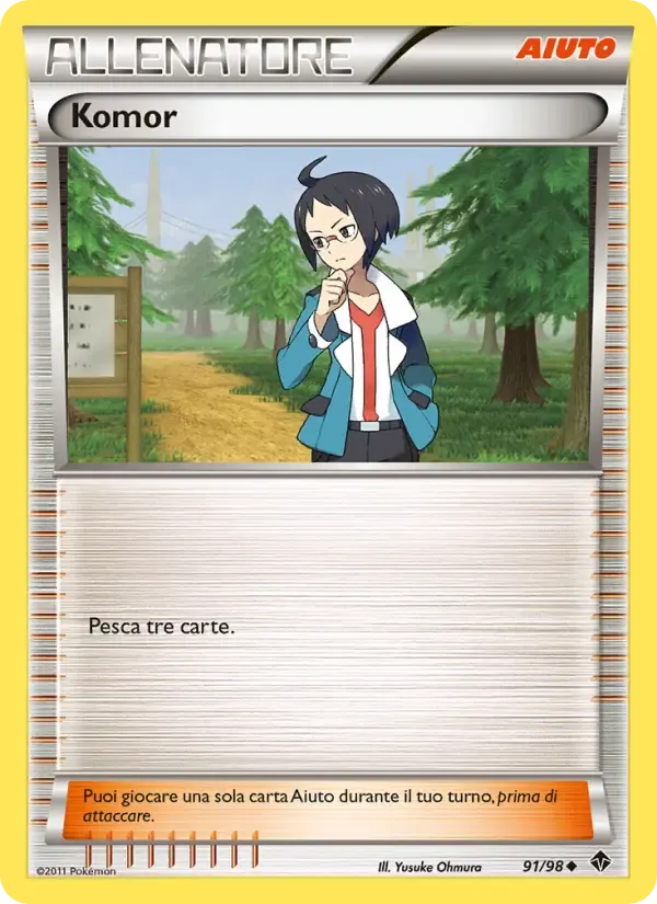 Komor — Nuove Forze 91 Italian Pokémon card