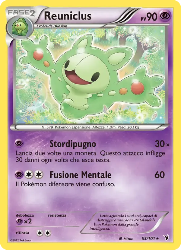 Reuniclus — Vittorie Regali 53 Italian Pokémon card
