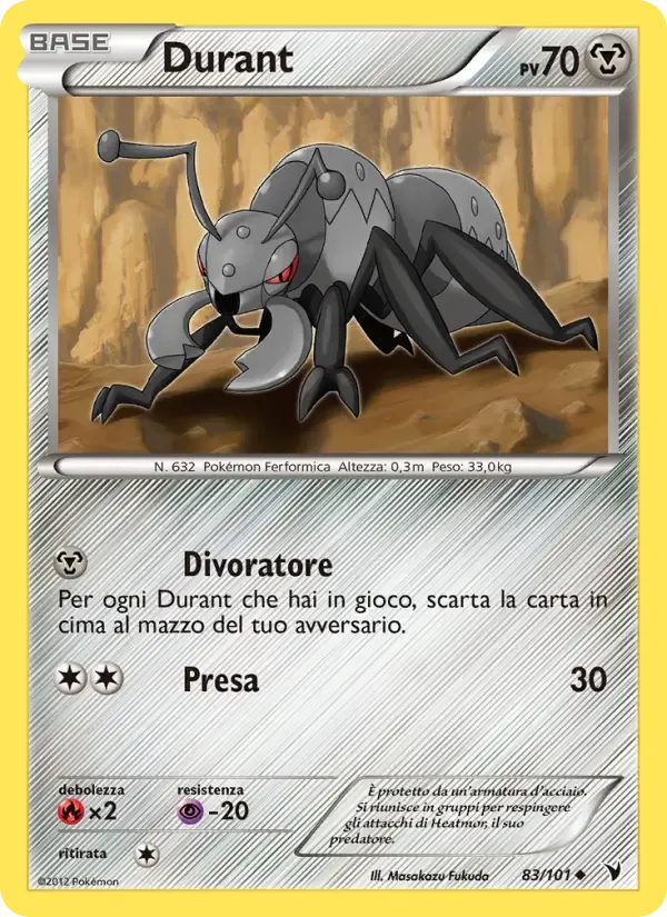 Durant — Vittorie Regali 83 Italian Pokémon card