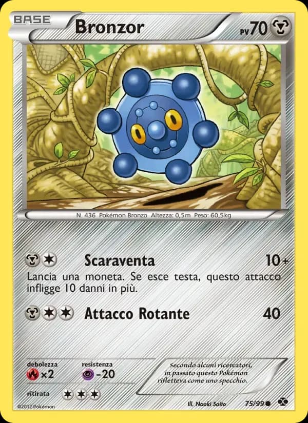 Bronzor — Destini Futuri 75 Italian Pokémon card