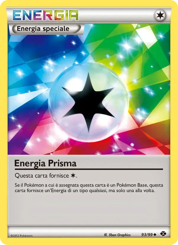 Energia Prisma — Destini Futuri 93 Italian Pokémon card
