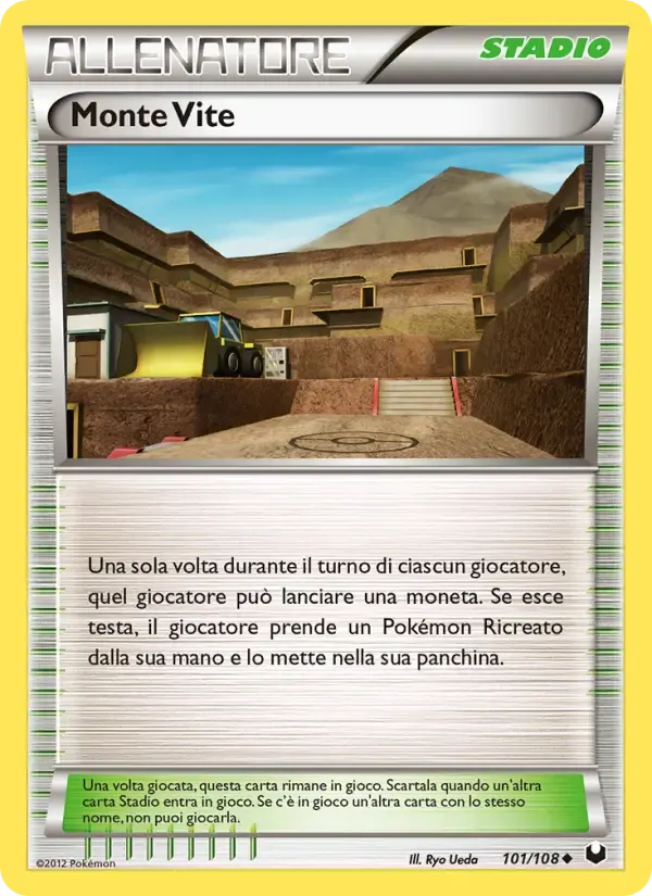 Monte Vite — Esploratori delle Tenebre 101 Italian Pokémon card