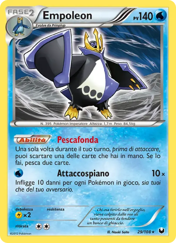 Empoleon — Esploratori delle Tenebre 29 Italian Pokémon card