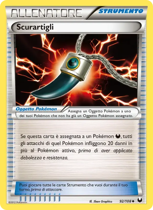 Scurartigli — Esploratori delle Tenebre 92 Italian Pokémon card
