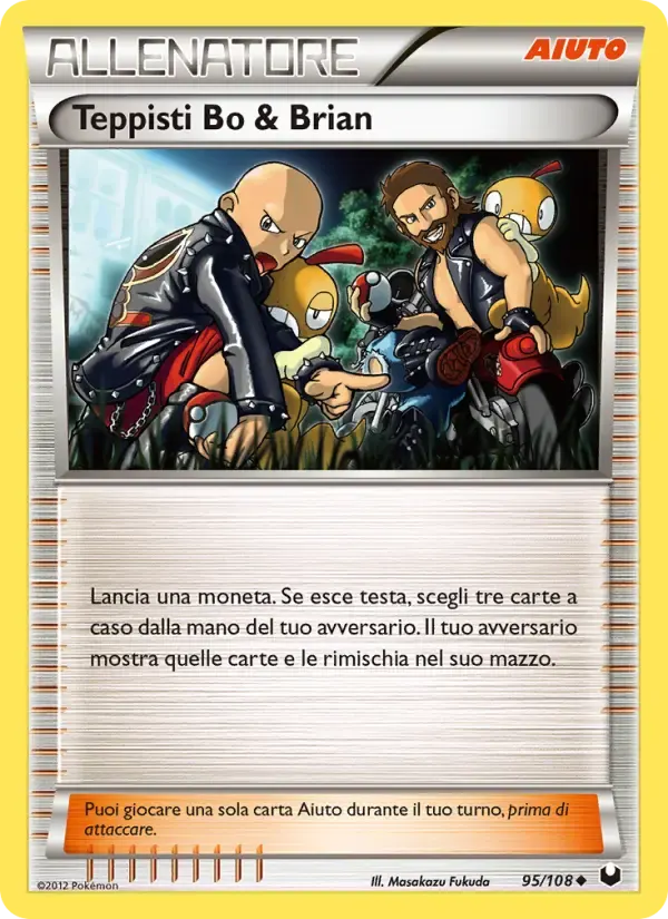 Teppisti Bo & Brian — Esploratori delle Tenebre 95 Italian Pokémon card