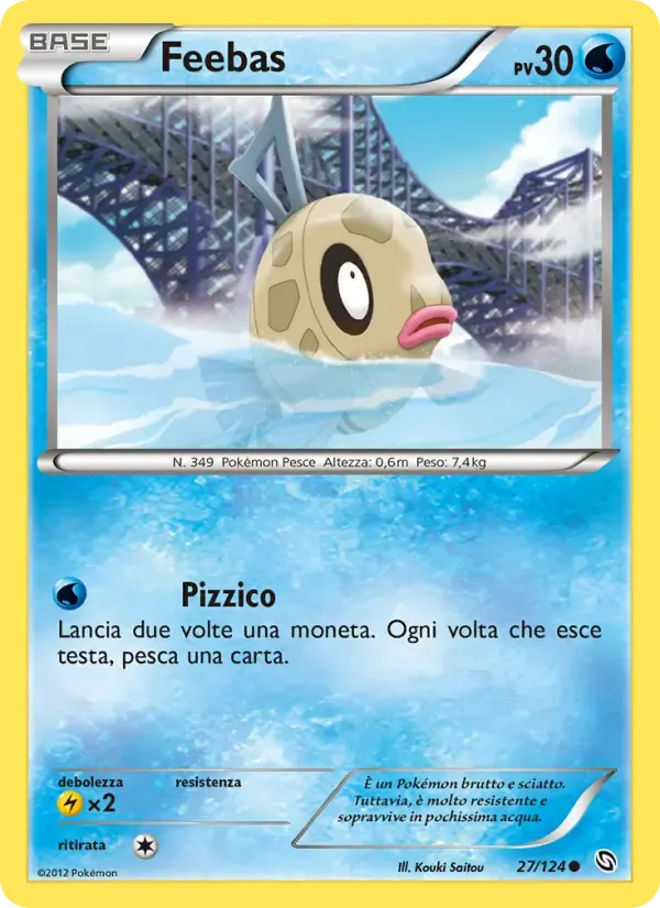 Feebas — Stirpe dei Draghi 27 Italian Pokémon card