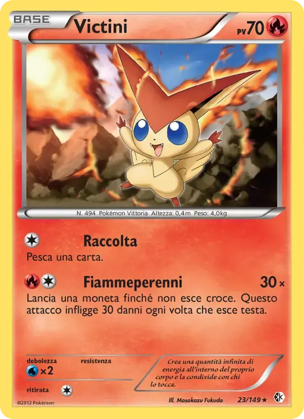 Victini — Confini Varcati 23 Italian Pokémon card
