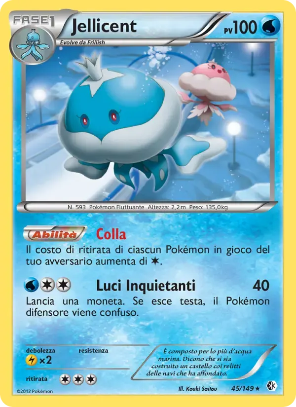 Jellicent — Confini Varcati 45 Italian Pokémon card