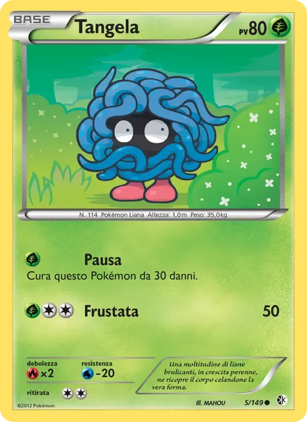 Tangela — Confini Varcati 5 Italian Pokémon card