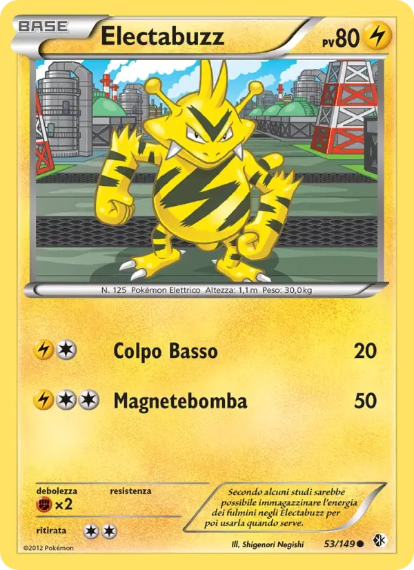 Electabuzz — Confini Varcati 53 Italian Pokémon card