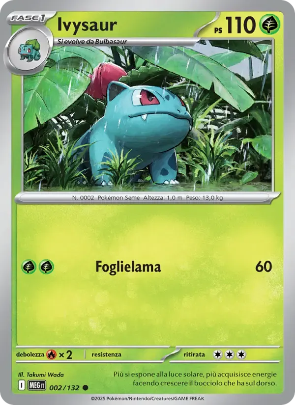 Ivysaur — Megaevoluzione 2 Italian Pokémon card