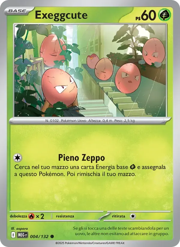 Exeggcute — Megaevoluzione 4 Italian Pokémon card