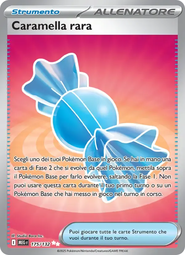 Caramella rara — Megaevoluzione 175 Italian Pokémon card