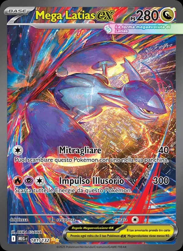 Mega Latias-ex — Megaevoluzione 181 Italian Pokémon card