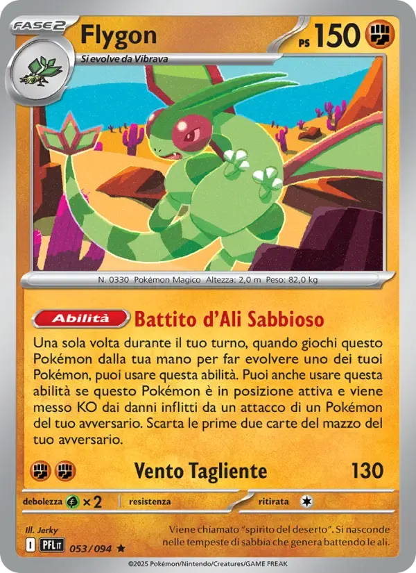 Flygon — Fiamme Spettrali 53 Italian Pokémon card