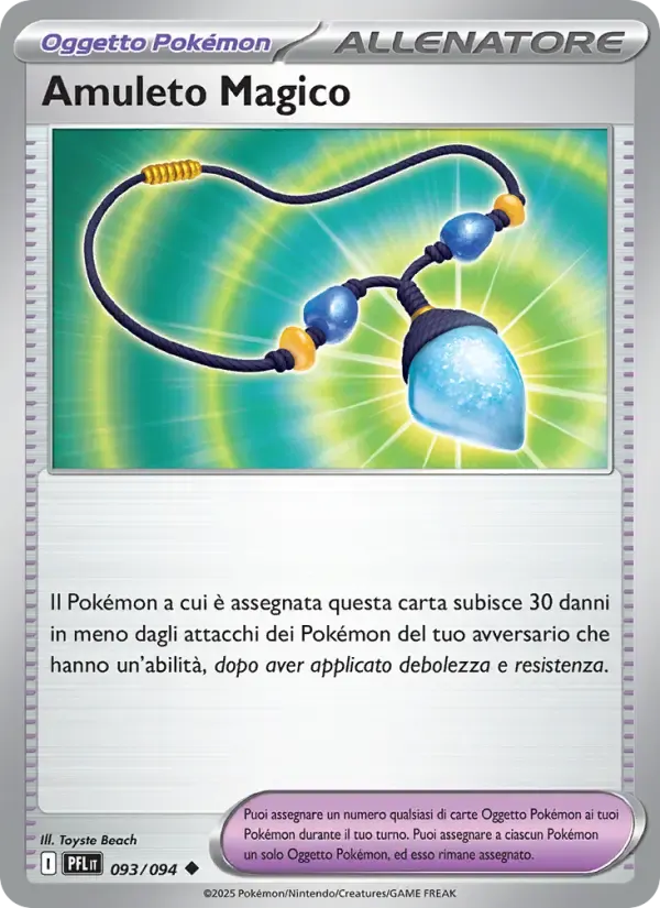 Amuleto Magico — Fiamme Spettrali 93 Italian Pokémon card