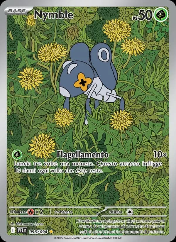 Nymble — Fiamme Spettrali 96 Italian Pokémon card