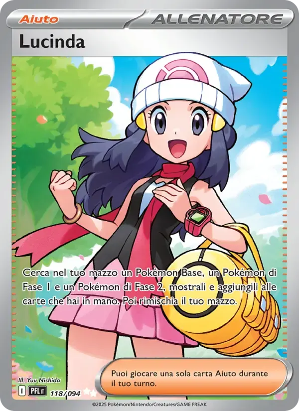 Lucinda — Fiamme Spettrali 118 Italian Pokémon card