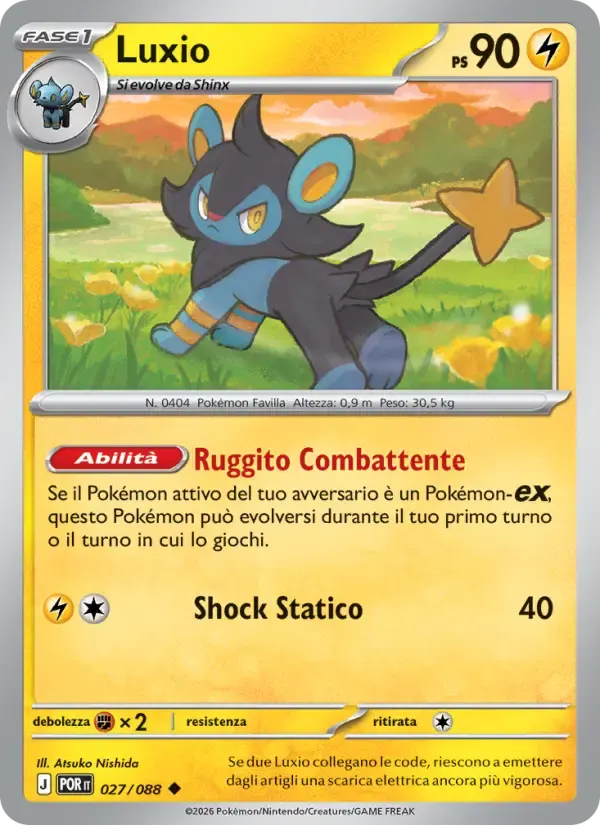 Luxio — Equilibrio Perfetto 27 Italian Pokémon card
