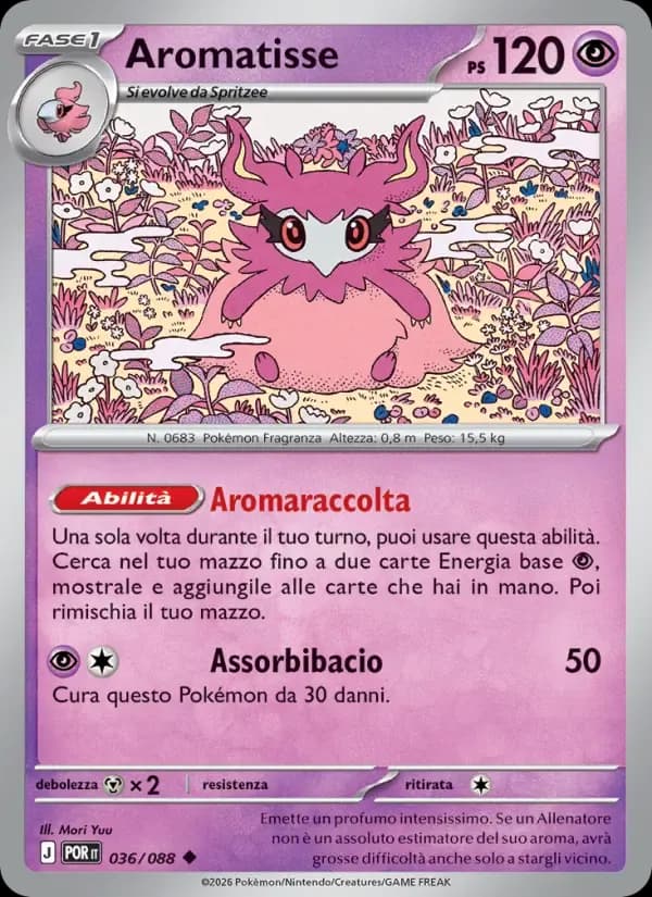 Aromatisse — Equilibrio Perfetto 36 Italian Pokémon card