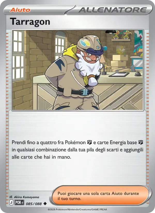Tarragon — Equilibrio Perfetto 85 Italian Pokémon card