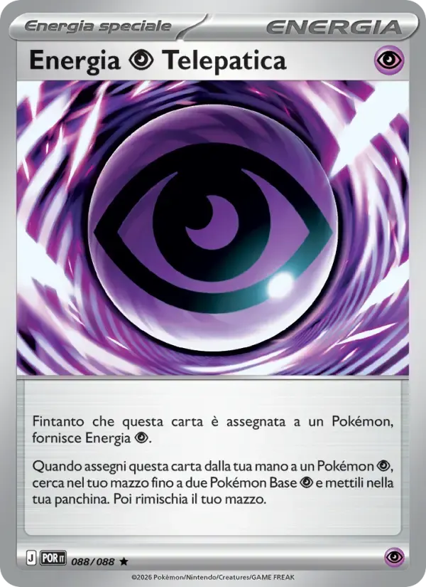 Energia Psychic Telepatica — Equilibrio Perfetto 88 Italian Pokémon card