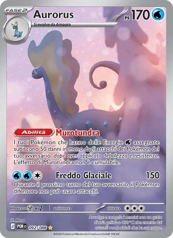 Aurorus — Equilibrio Perfetto 92 Italian Pokémon card