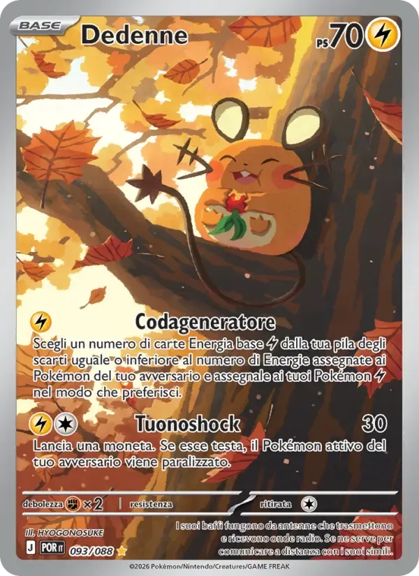 Dedenne — Equilibrio Perfetto 93 Italian Pokémon card