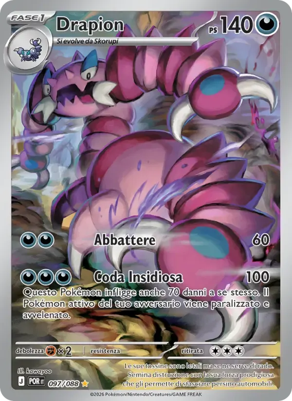 Drapion — Equilibrio Perfetto 97 Italian Pokémon card