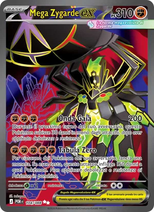 Mega Zygarde-ex — Equilibrio Perfetto 104 Italian Pokémon card