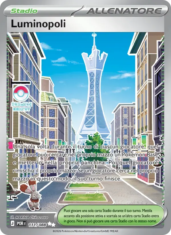 Luminopoli — Equilibrio Perfetto 111 Italian Pokémon card