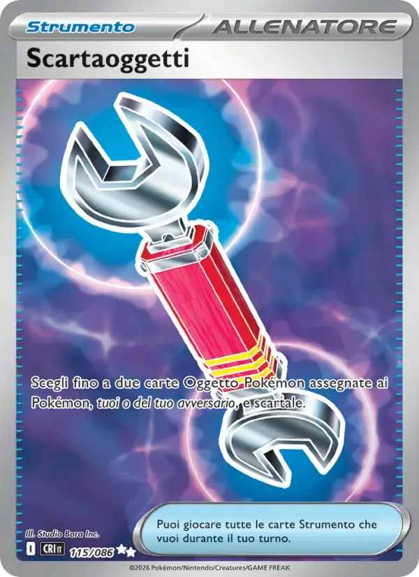 Scartaoggetti — Caos Nascente 115 Italian Pokémon card