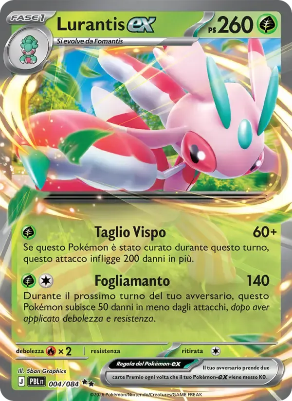 Lurantis-ex — Buio Pesto 4 Italian Pokémon card