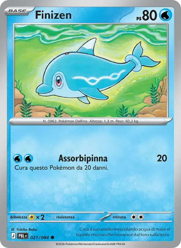 Finizen — Buio Pesto 21 Italian Pokémon card