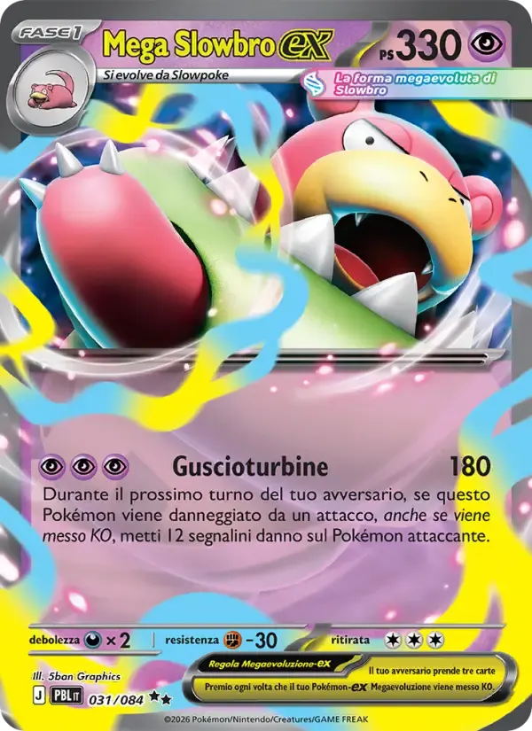Mega Slowbro-ex — Buio Pesto 31 Italian Pokémon card