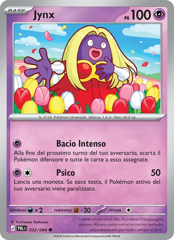 Jynx — Buio Pesto 32 Italian Pokémon card