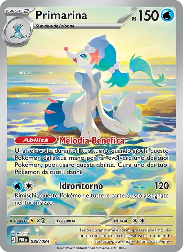 Primarina — Buio Pesto 88 Italian Pokémon card