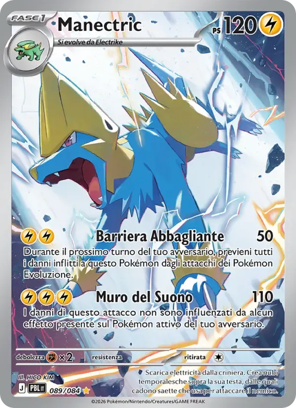 Manectric — Buio Pesto 89 Italian Pokémon card