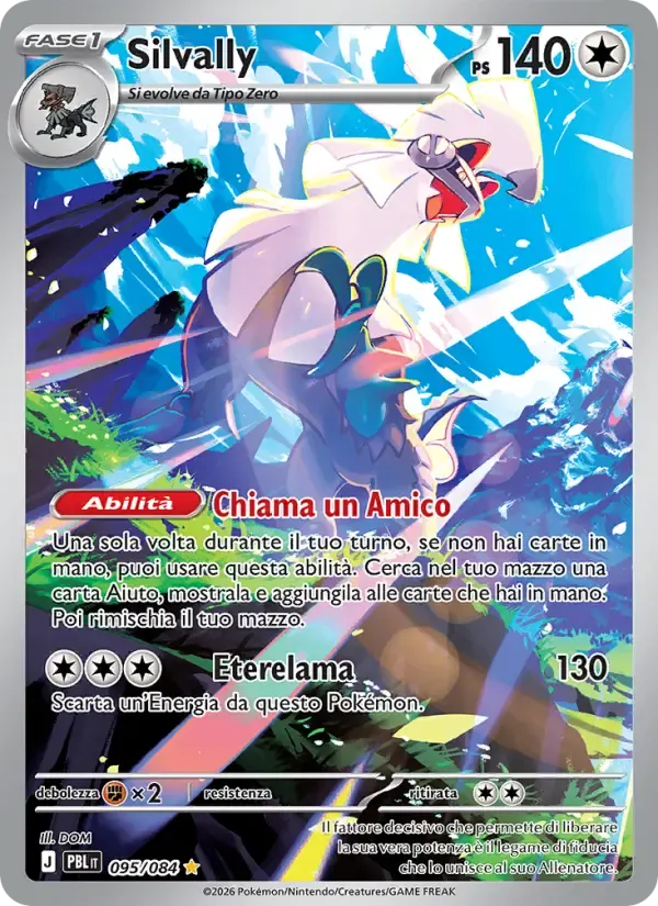 Silvally — Buio Pesto 95 Italian Pokémon card