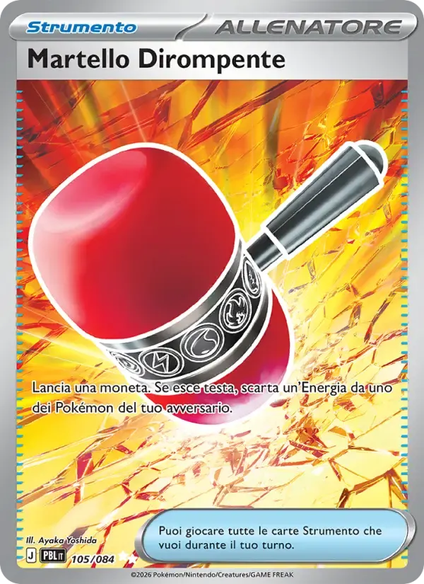 Martello Dirompente — Buio Pesto 105 Italian Pokémon card