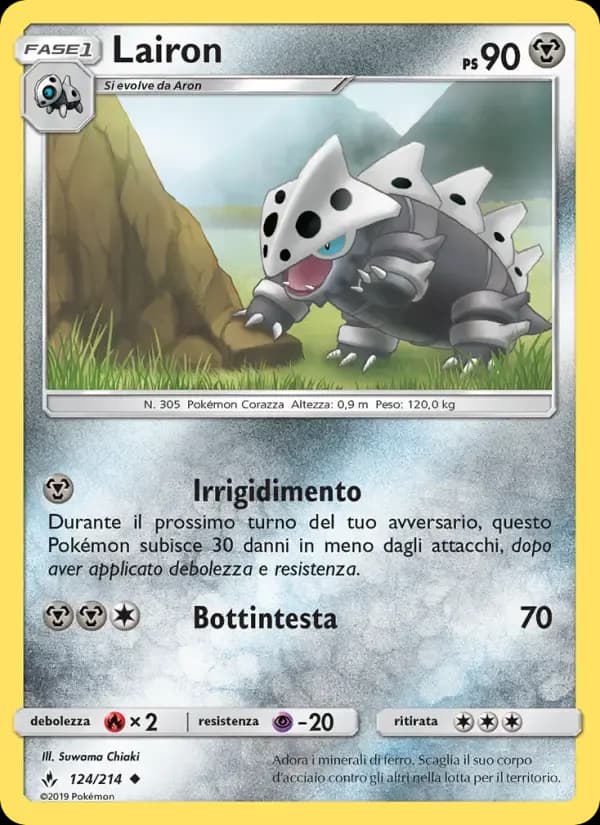 Lairon — Legami Inossidabili 124 Italian Pokémon card