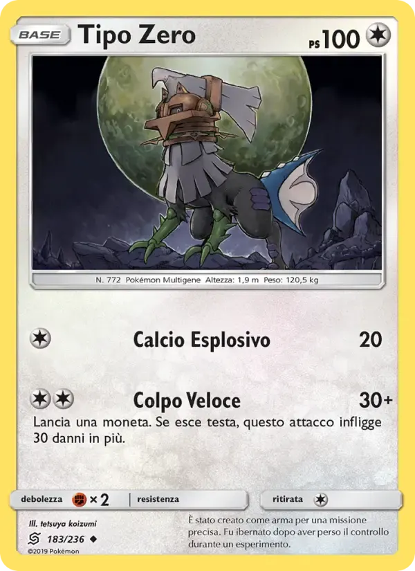Tipo Zero — Sintonia Mentale 183 Italian Pokémon card