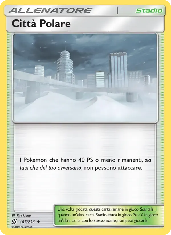 Città Polare — Sintonia Mentale 187 Italian Pokémon card