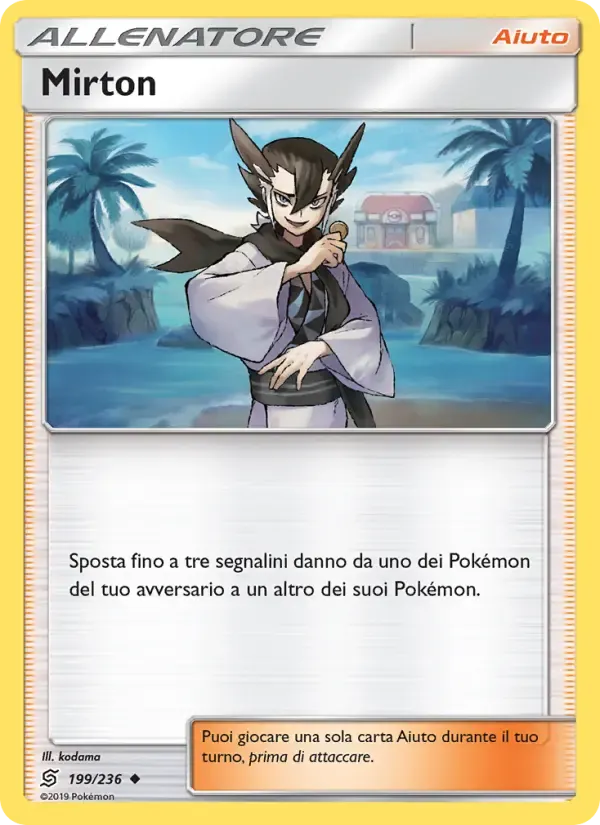 Mirton — Sintonia Mentale 199 Italian Pokémon card