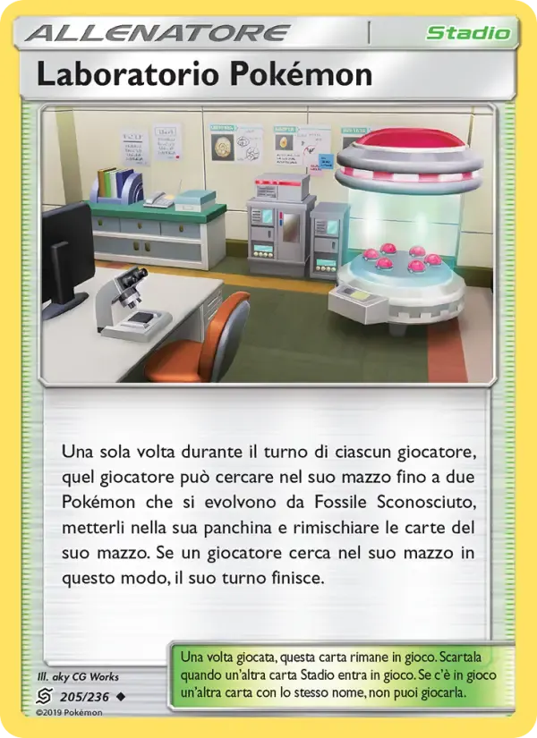 Laboratorio Pokémon — Sintonia Mentale 205 Italian Pokémon card