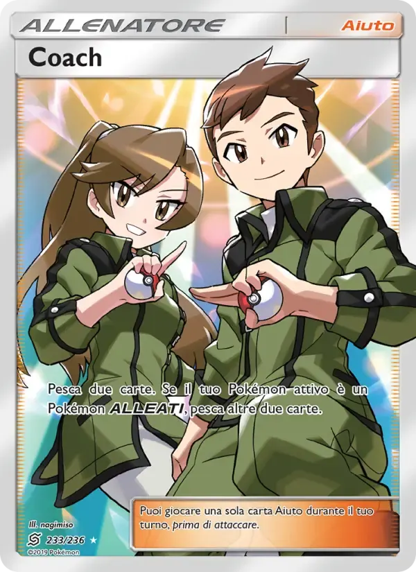 Coach — Sintonia Mentale 233 Italian Pokémon card