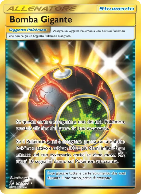 Bomba Gigante — Sintonia Mentale 251 Italian Pokémon card