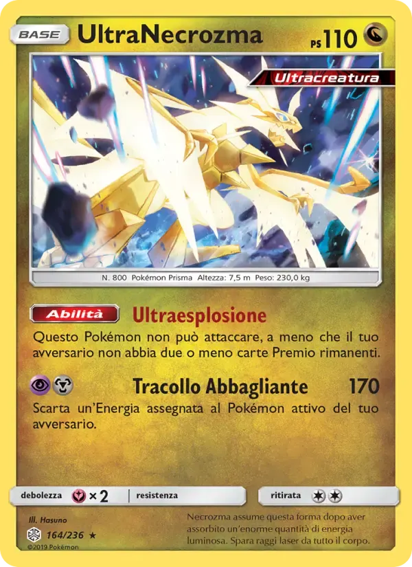 UltraNecrozma — Eclissi Cosmica 164 Italian Pokémon card