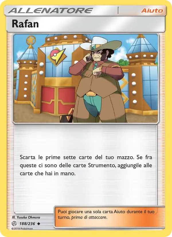 Rafan — Eclissi Cosmica 188 Italian Pokémon card