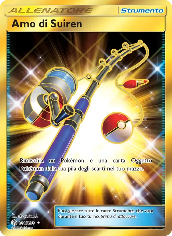Amo di Suiren — Eclissi Cosmica 266 Italian Pokémon card